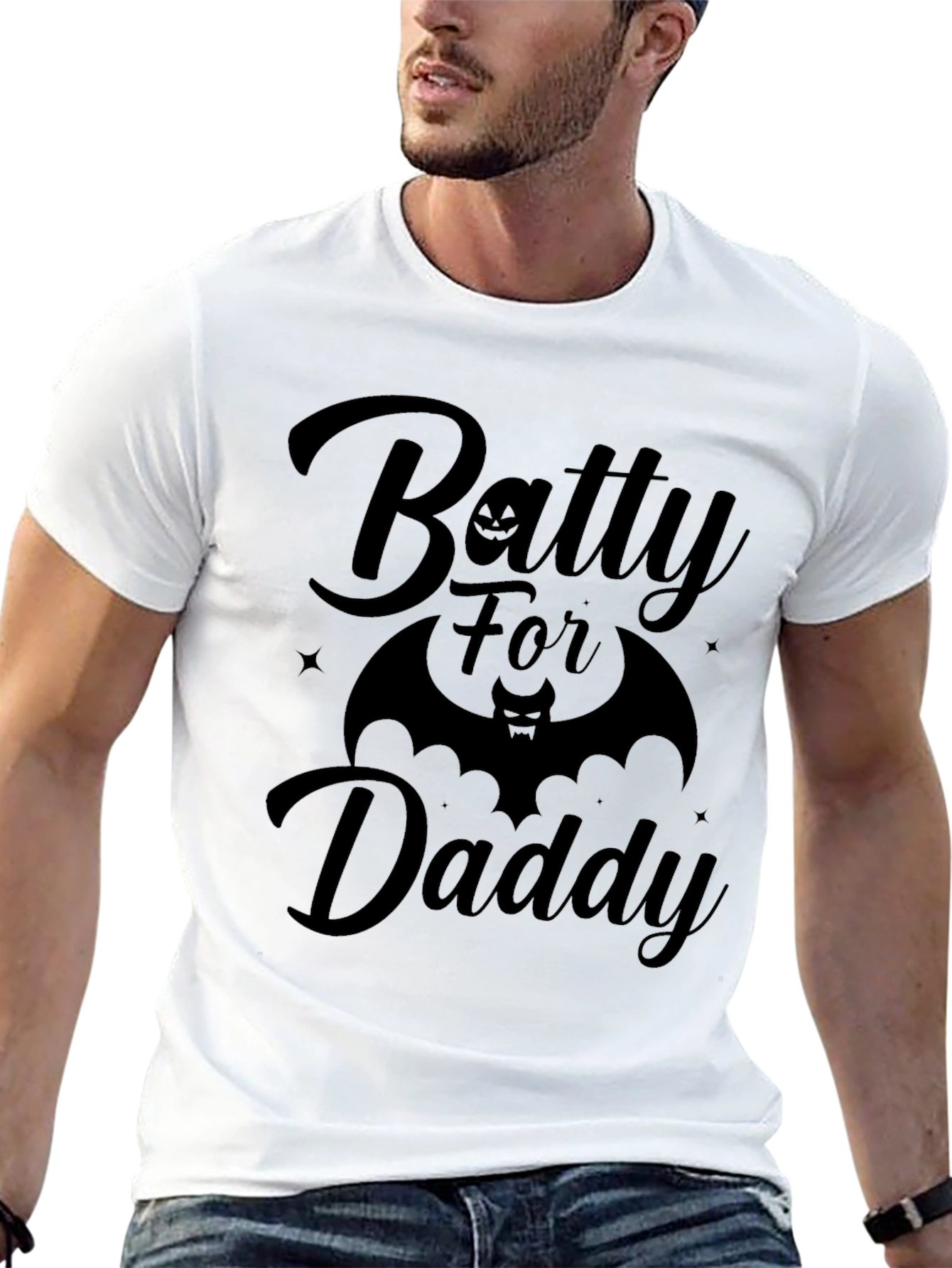 Batty for Daddy Halloween T-Shirt