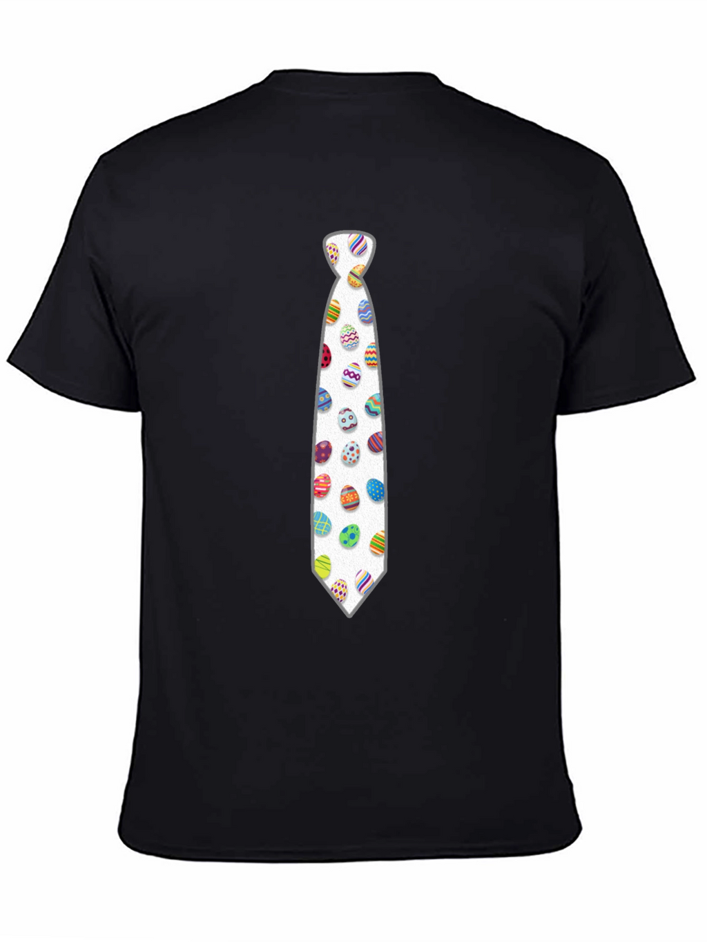 Easter Egg Tie Graphic T-Shirt