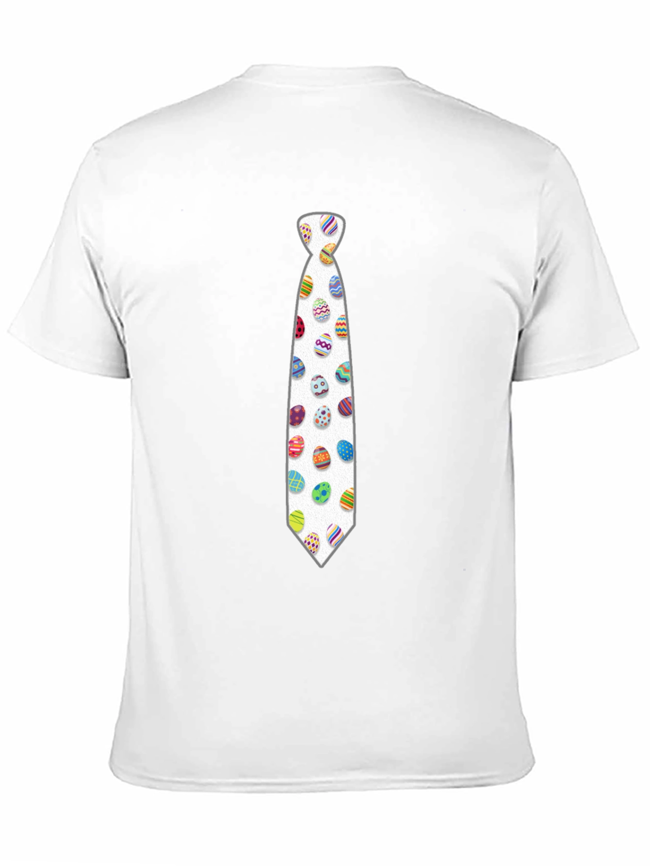 Easter Egg Tie Graphic T-Shirt