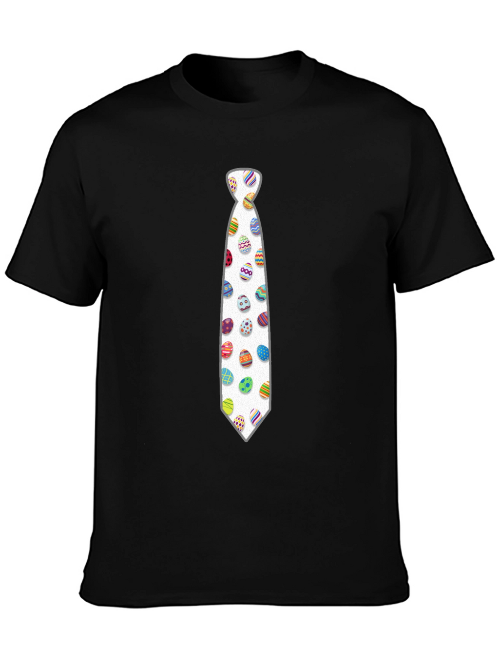 Easter Egg Tie Graphic T-Shirt