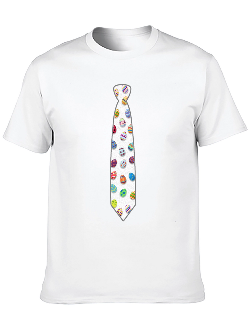 Easter Egg Tie Graphic T-Shirt