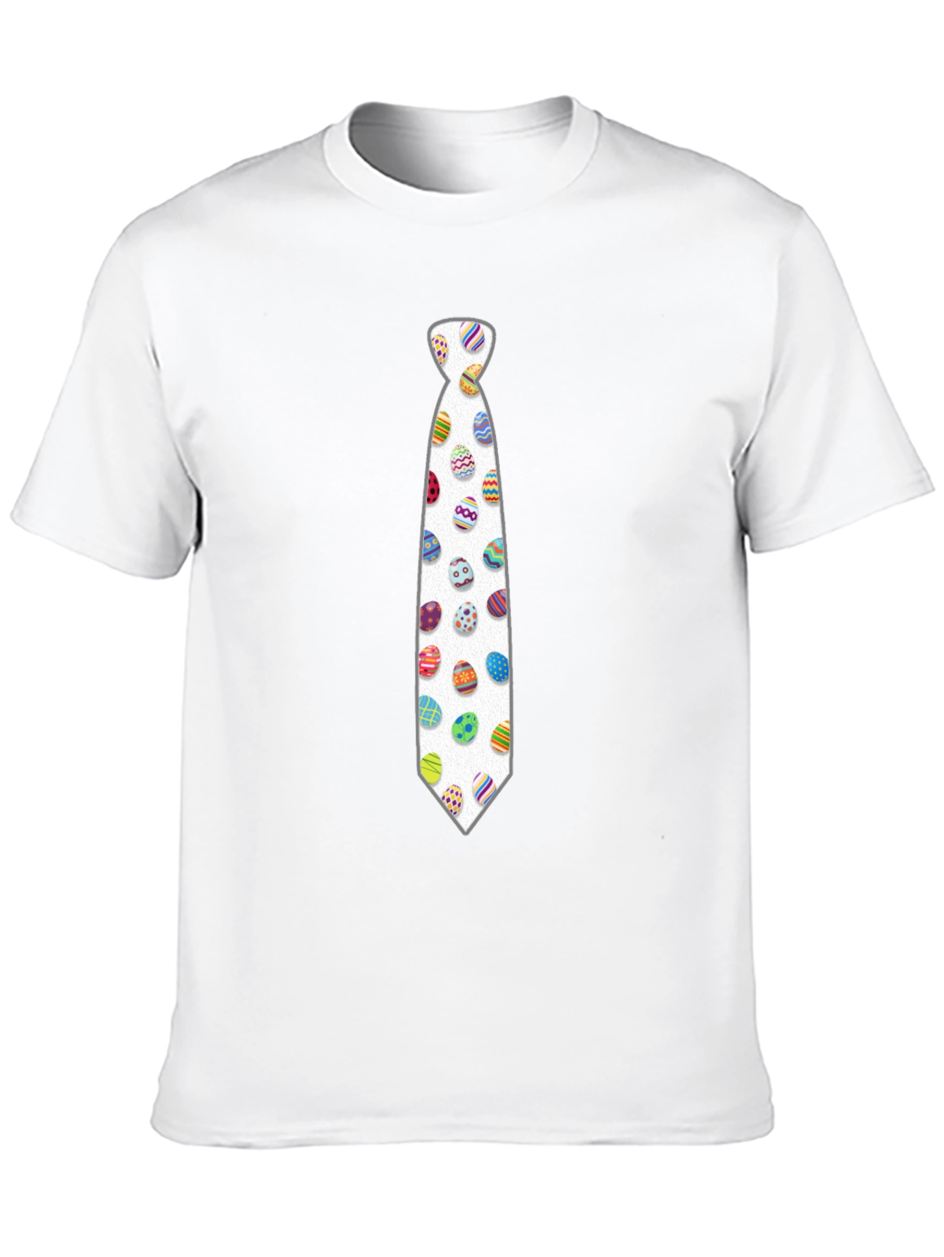 Easter Egg Tie Graphic T-Shirt