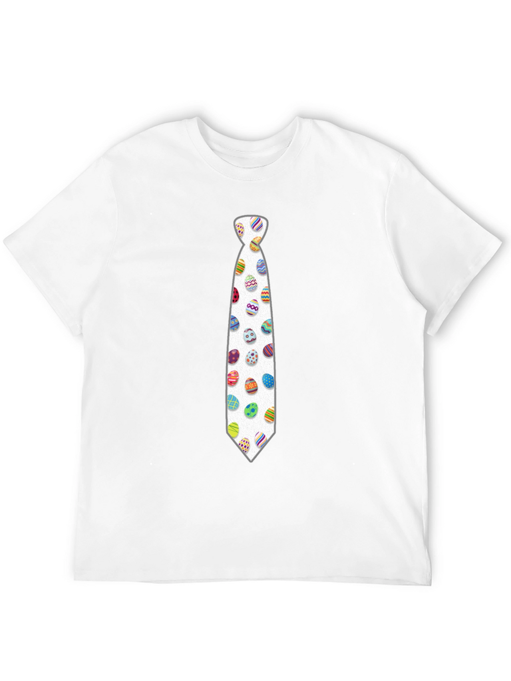 Easter Egg Tie Graphic T-Shirt