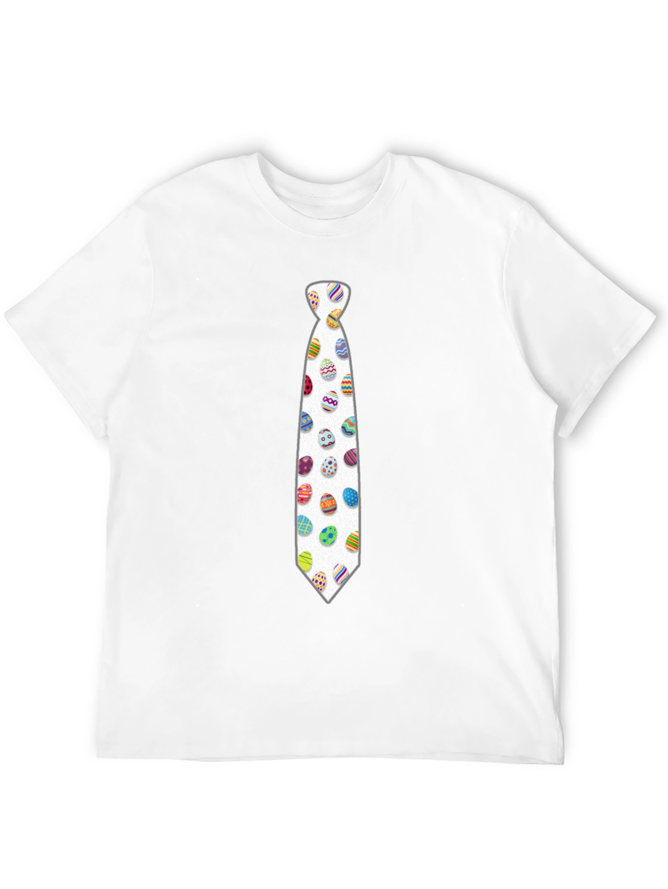 Easter Egg Tie Graphic T-Shirt