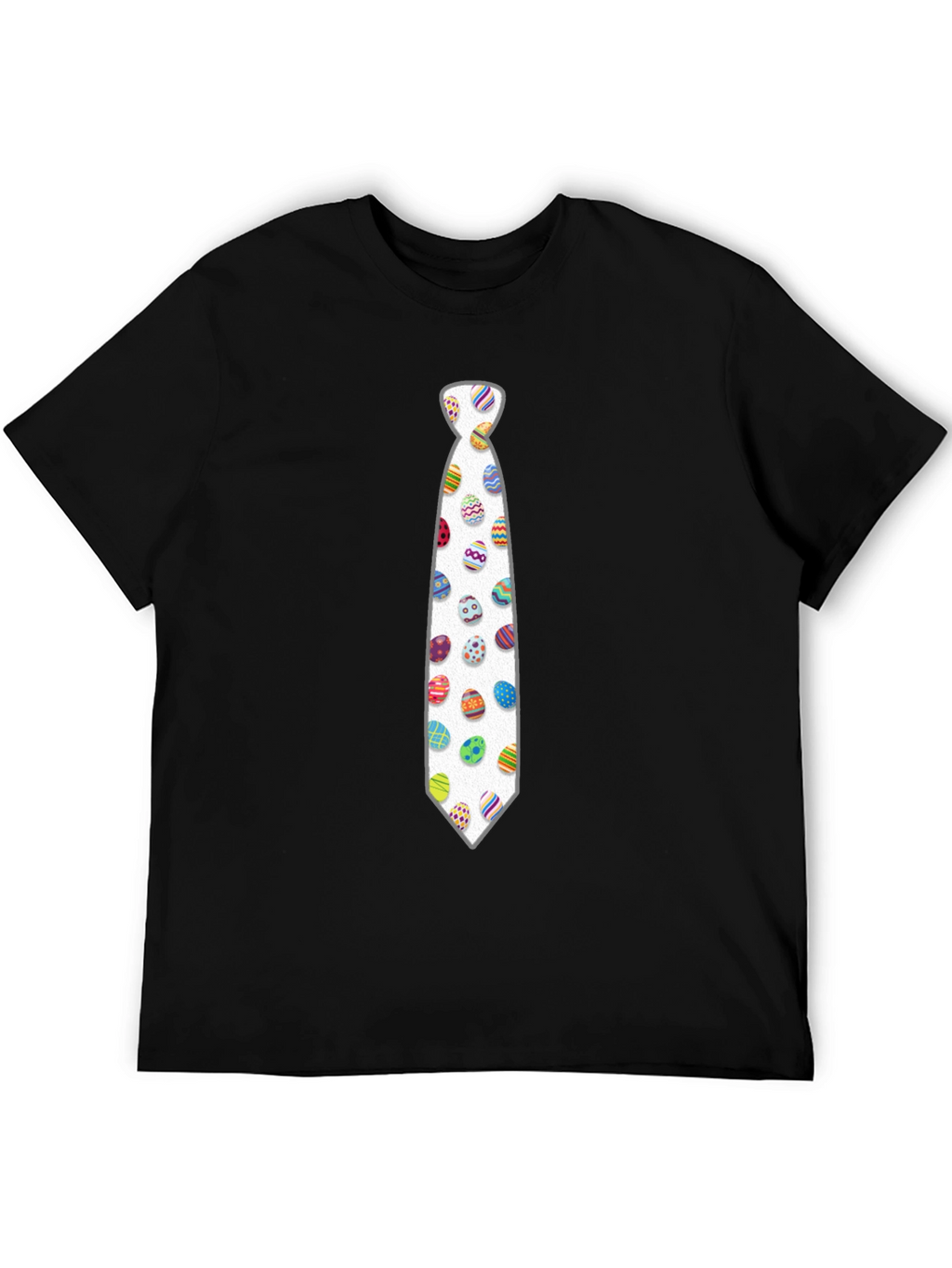 Easter Egg Tie Graphic T-Shirt