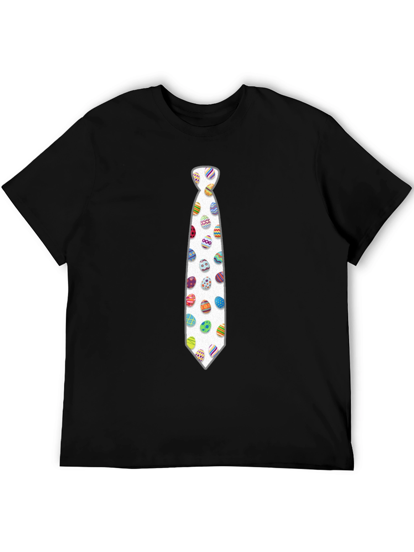 Easter Egg Tie Graphic T-Shirt