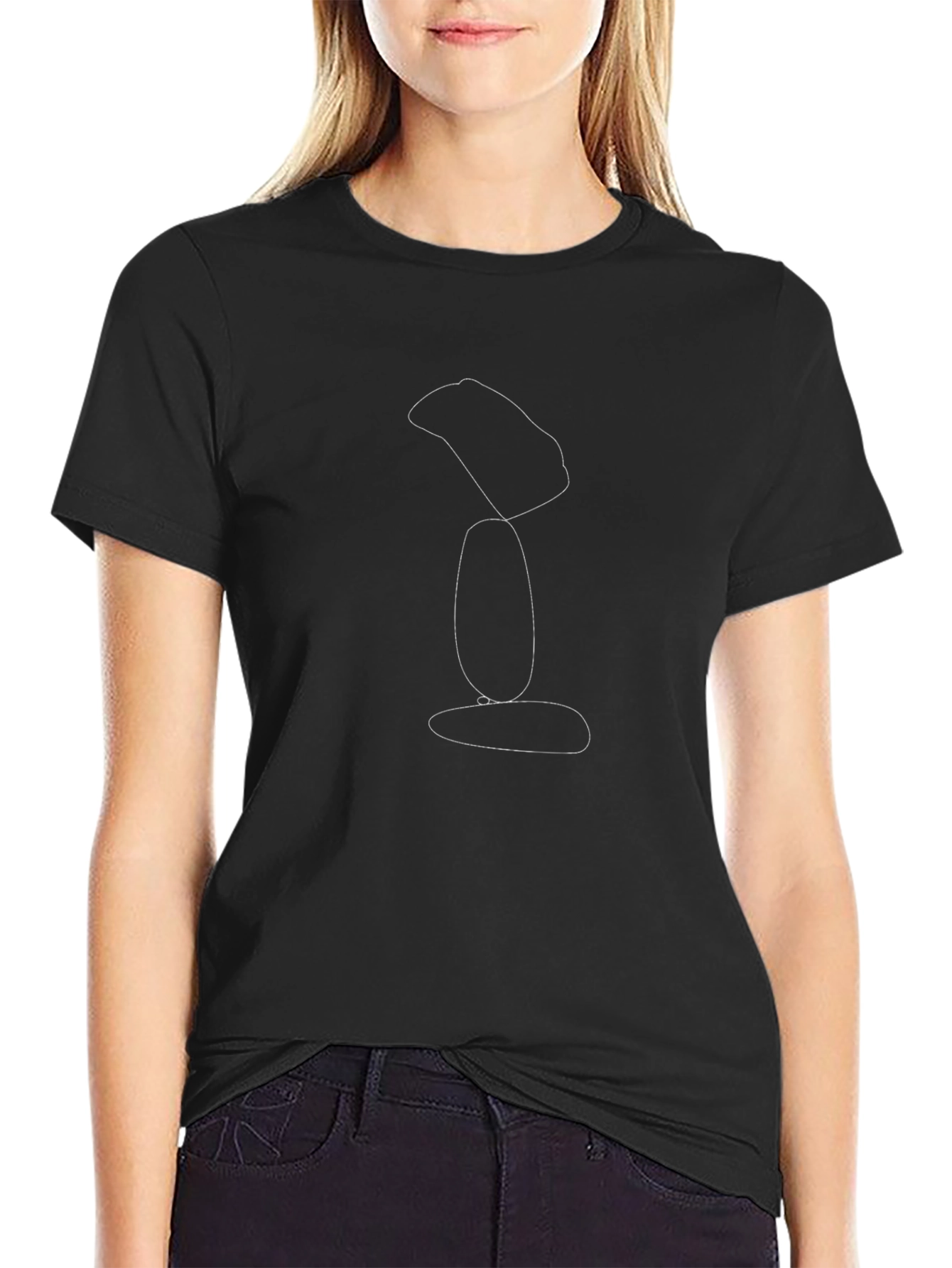 Abstract Graphic Tee - Minimalist Design