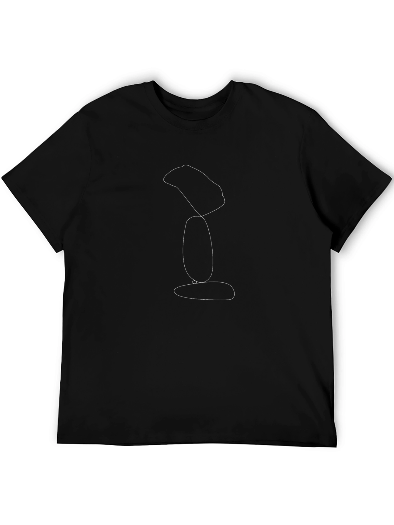 Abstract Graphic Tee - Minimalist Design