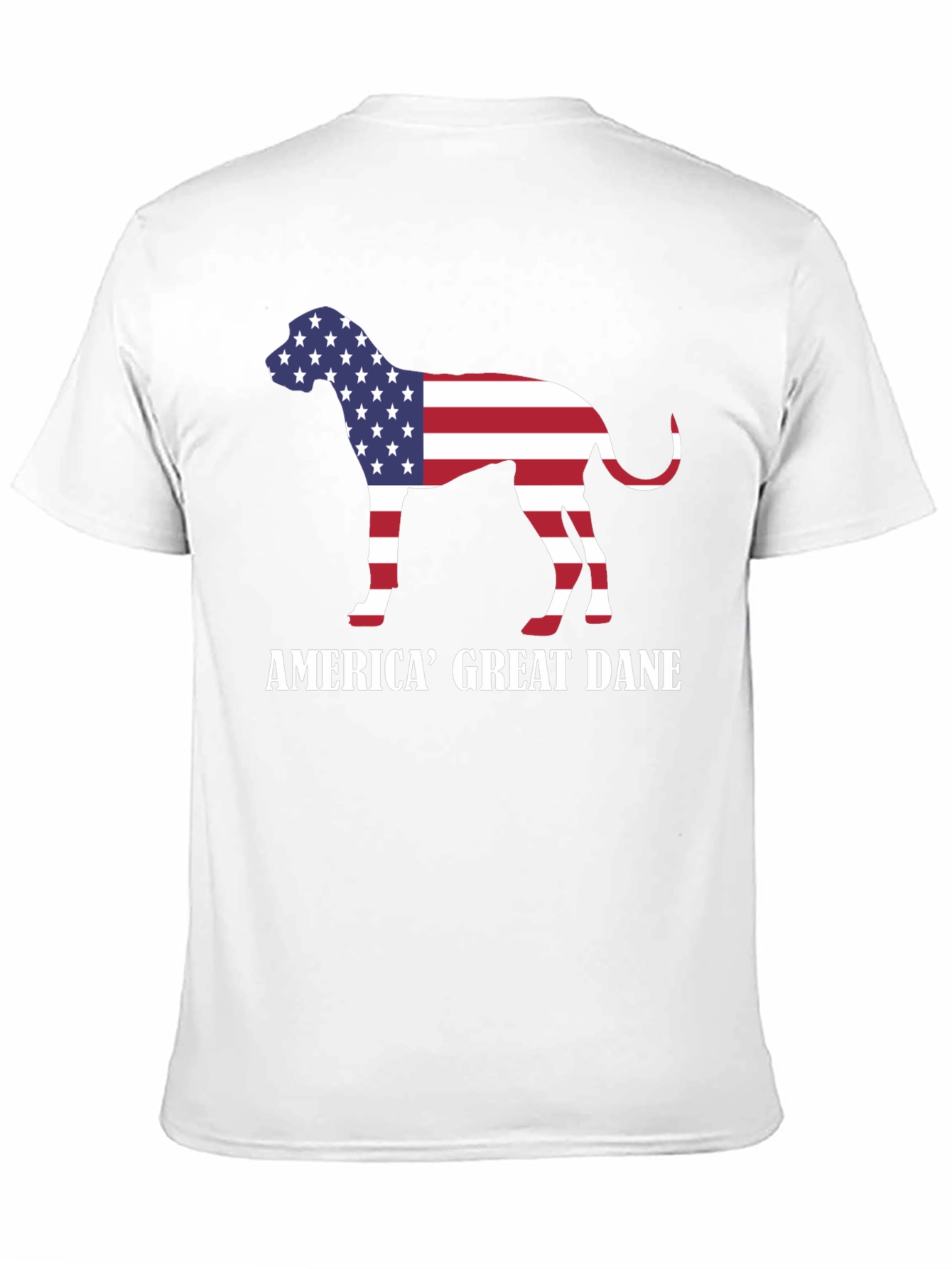 America Great Dane Dog Patriotic T-Shirt
