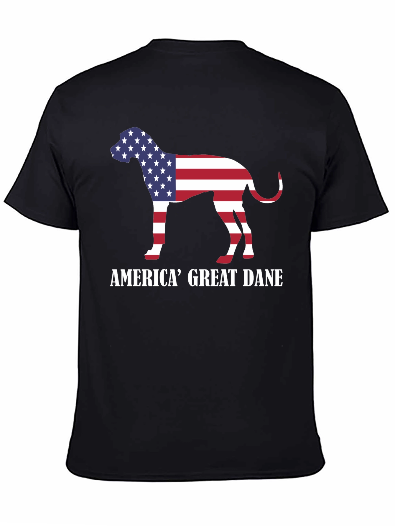 America Great Dane Dog Patriotic T-Shirt