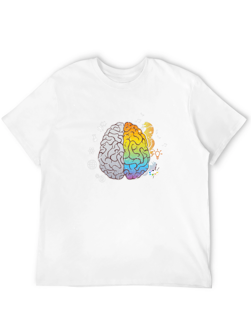 Brain Art T-Shirt - Creative Mind Tee