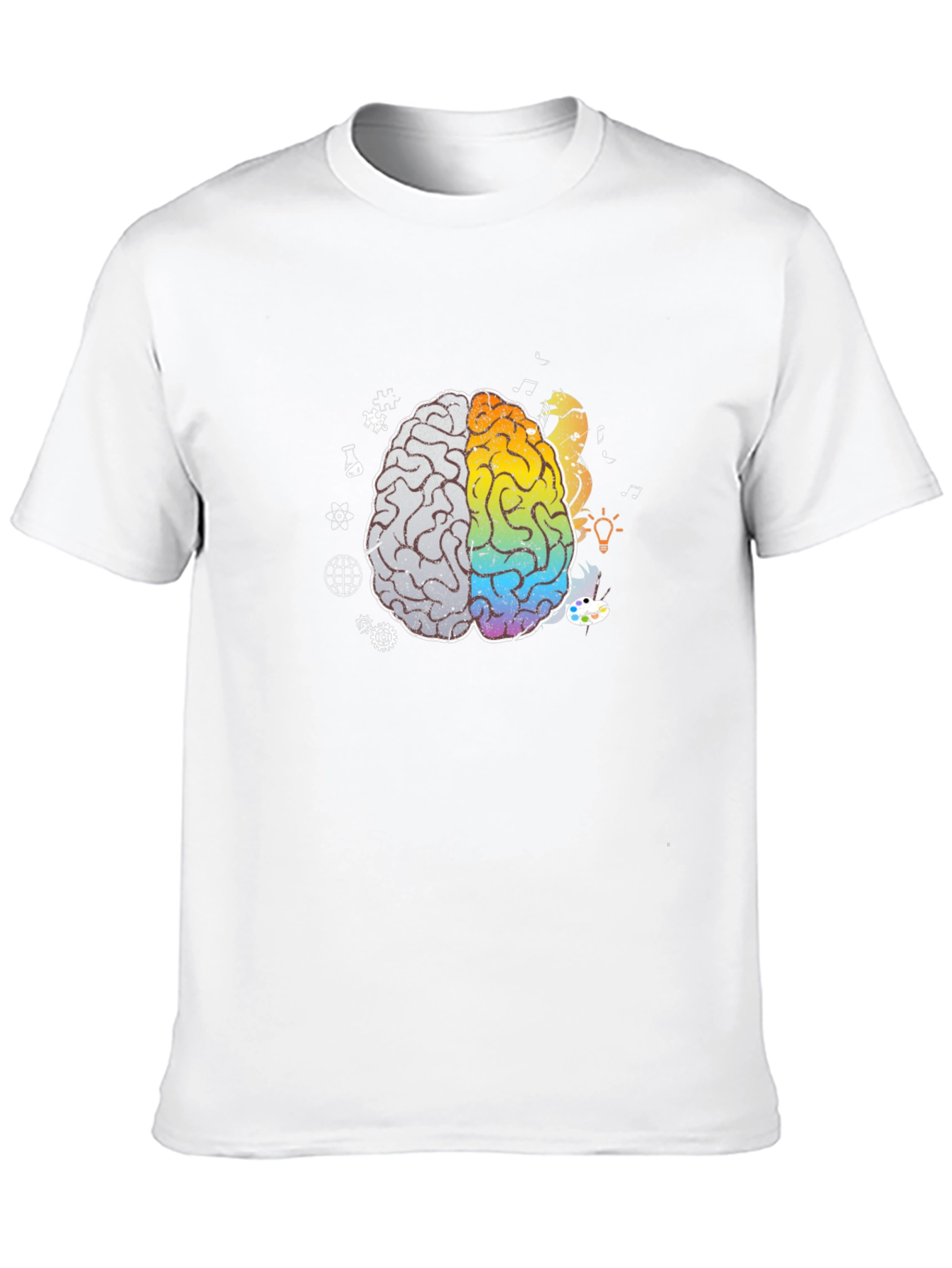 Brain Art T-Shirt - Creative Mind Tee