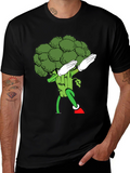 Dabbing Broccoli Graphic Tee