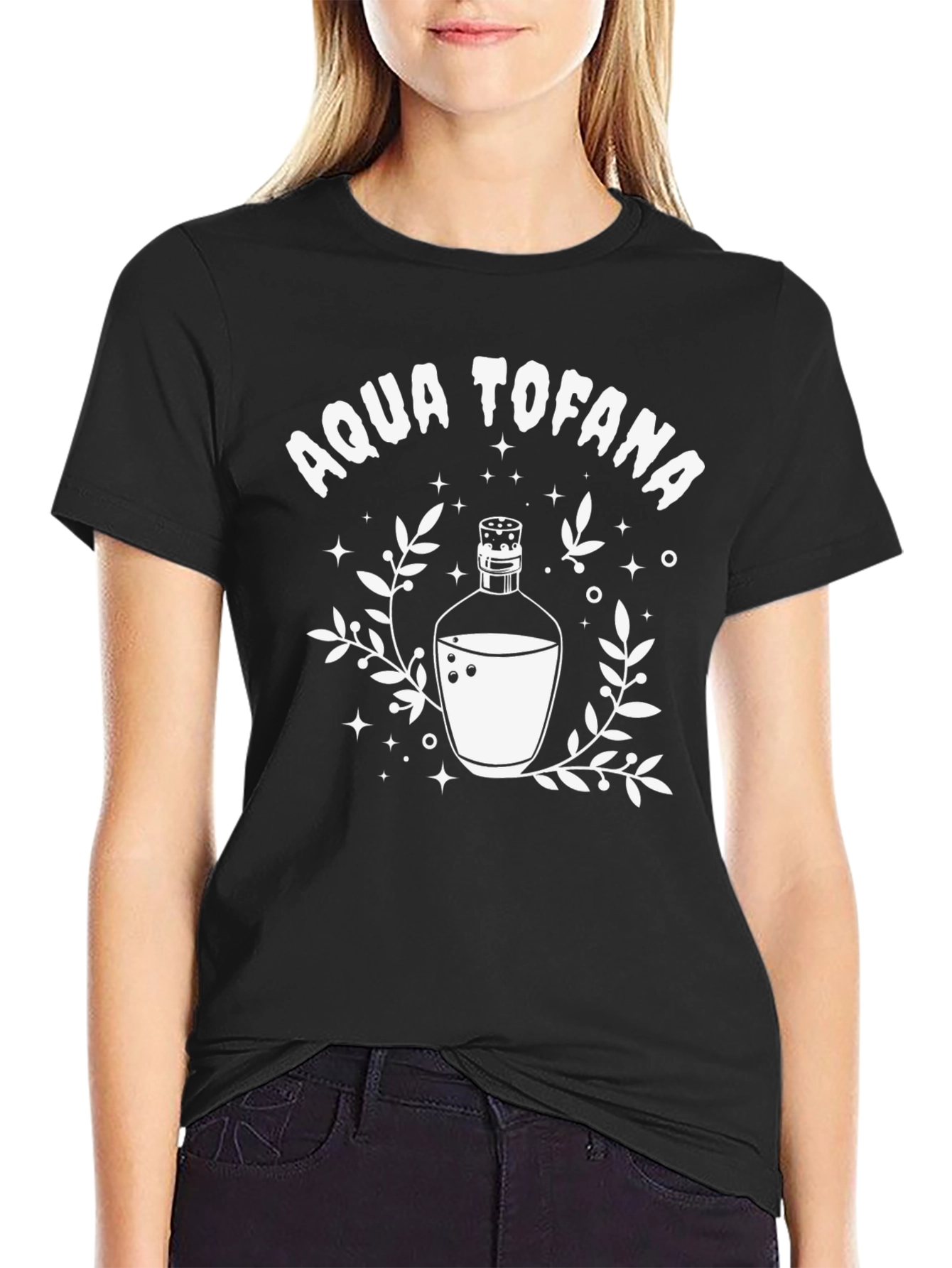 Aqua Tofana Black T-Shirt