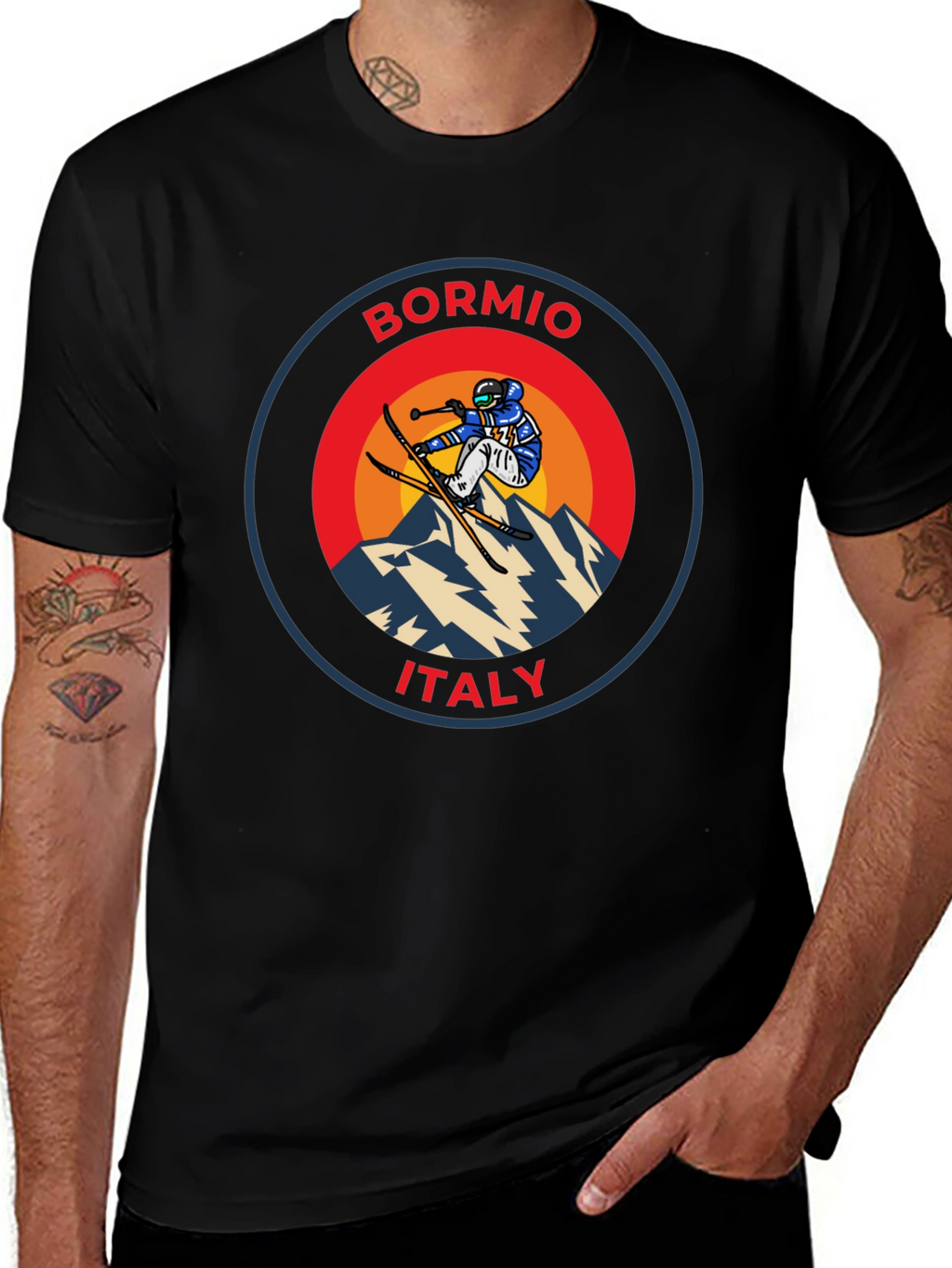 Bormio Italy Skiing T-Shirt