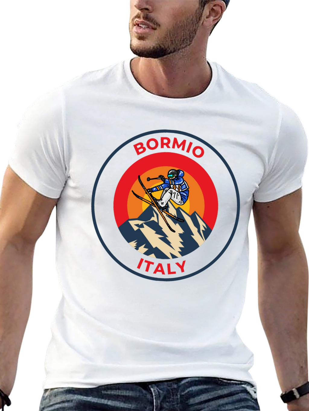 Bormio Italy Skiing T-Shirt