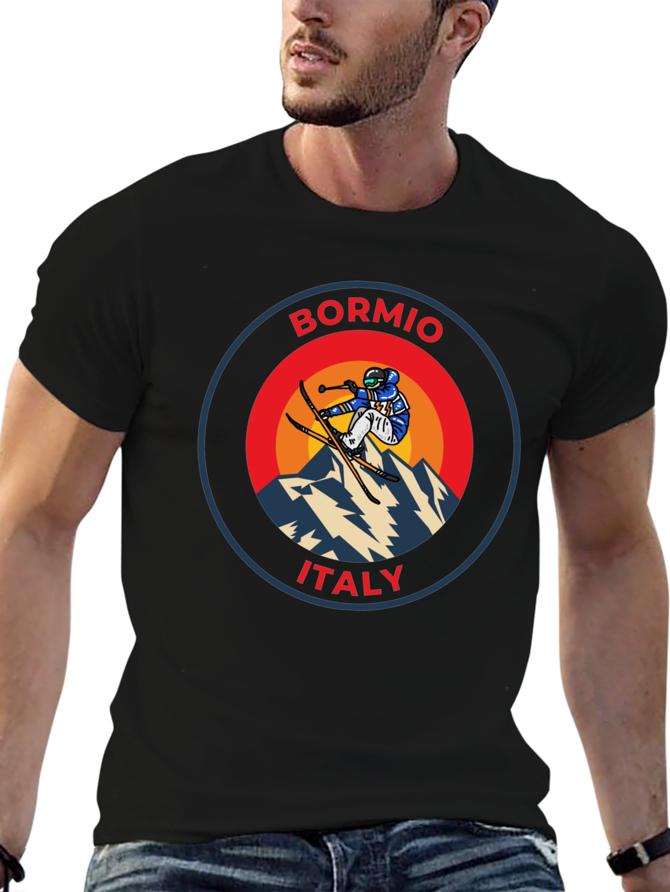 Bormio Italy Skiing T-Shirt