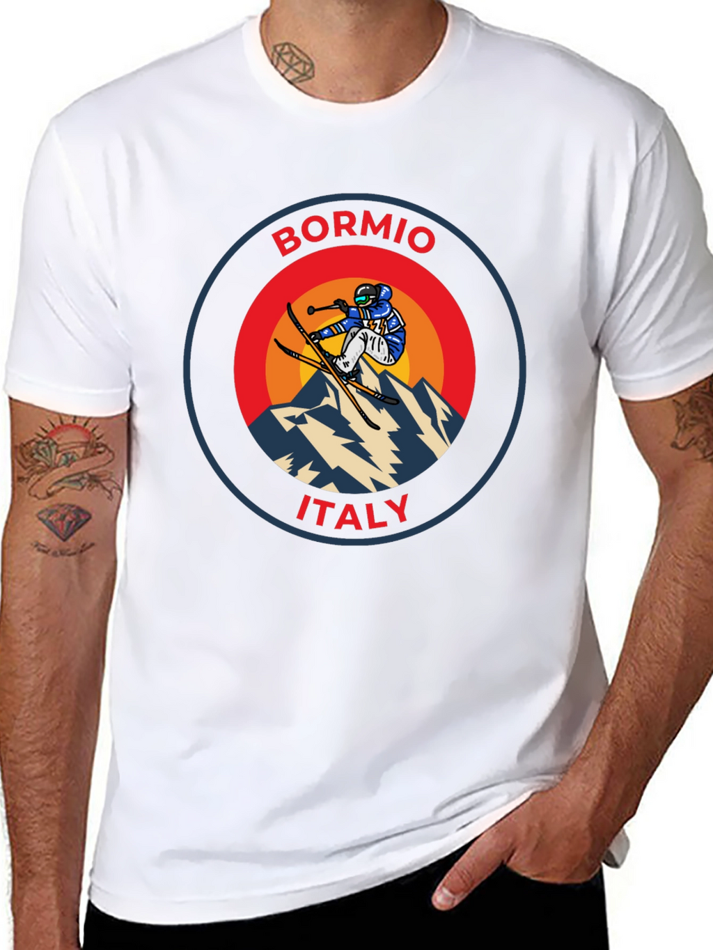 Bormio Italy Skiing T-Shirt