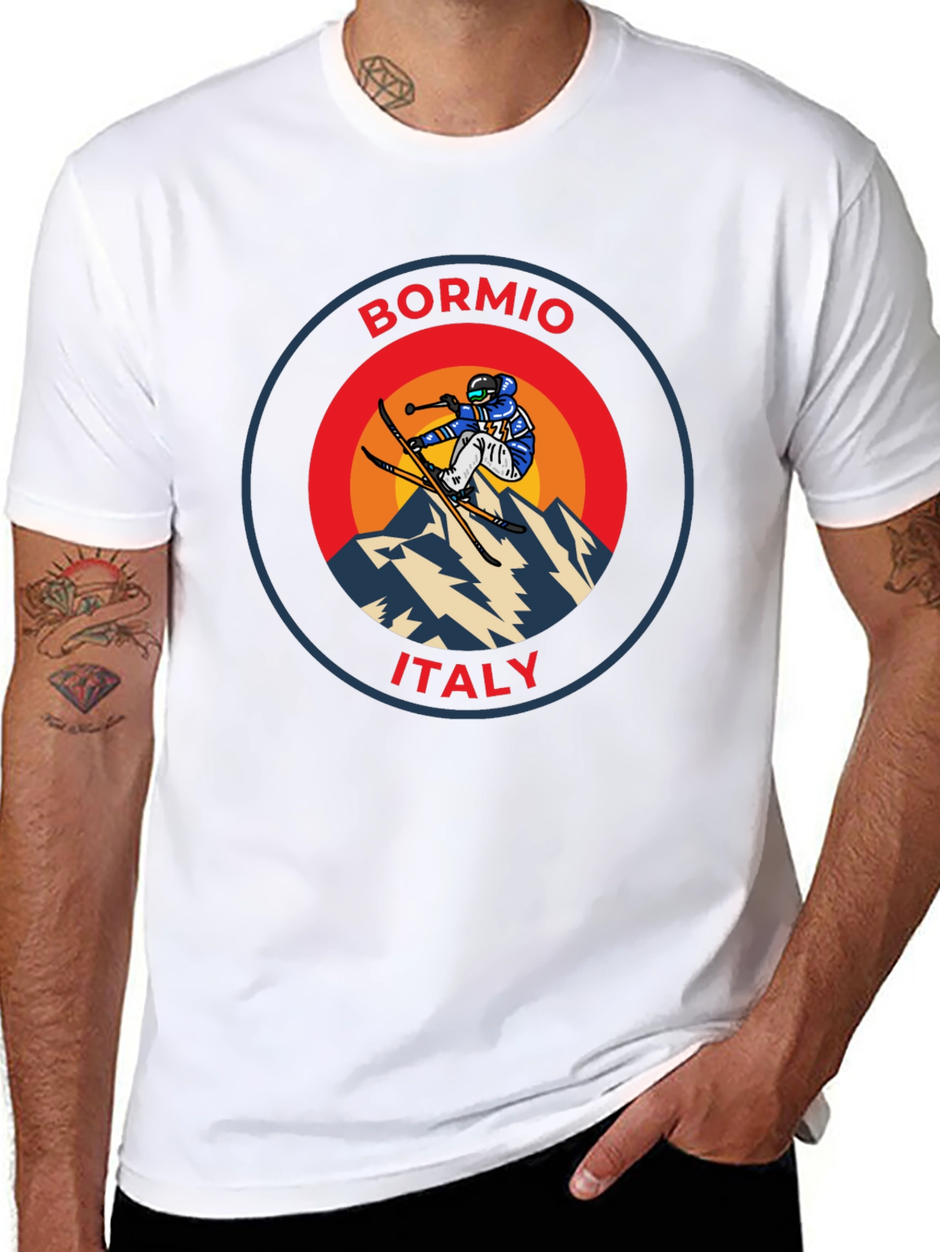 Bormio Italy Skiing T-Shirt