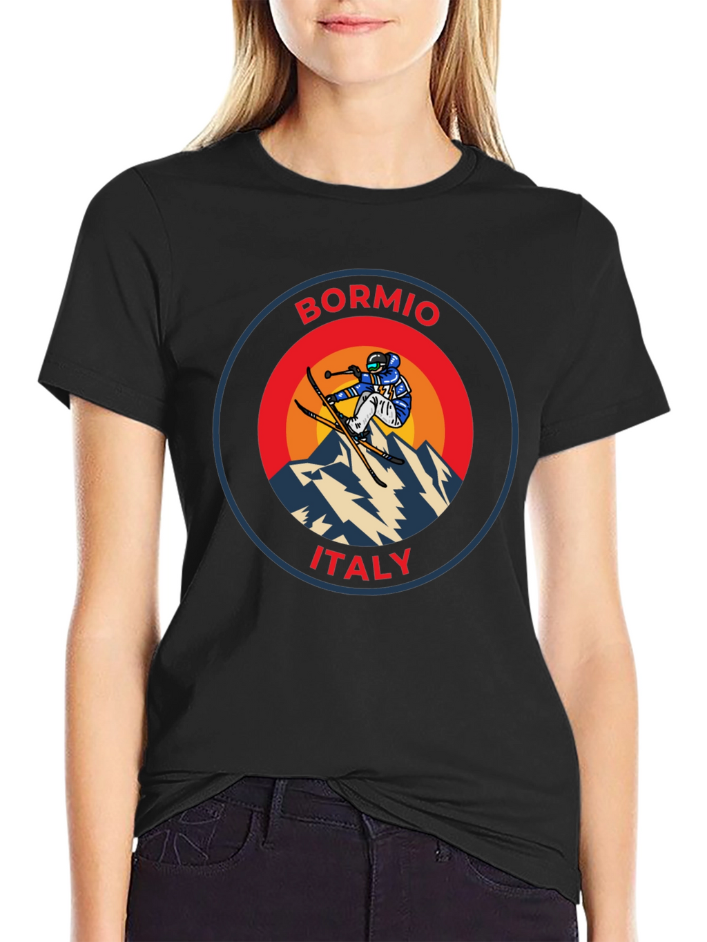 Bormio Italy Skiing T-Shirt