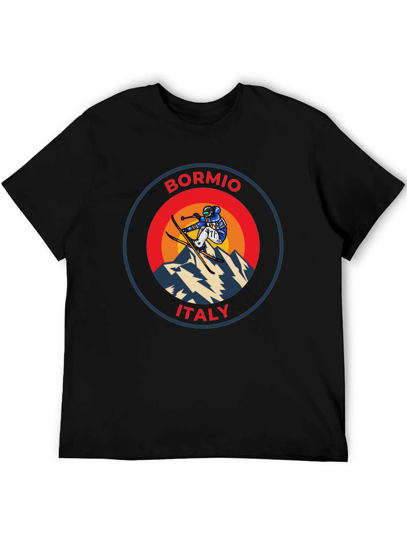Bormio Italy Skiing T-Shirt
