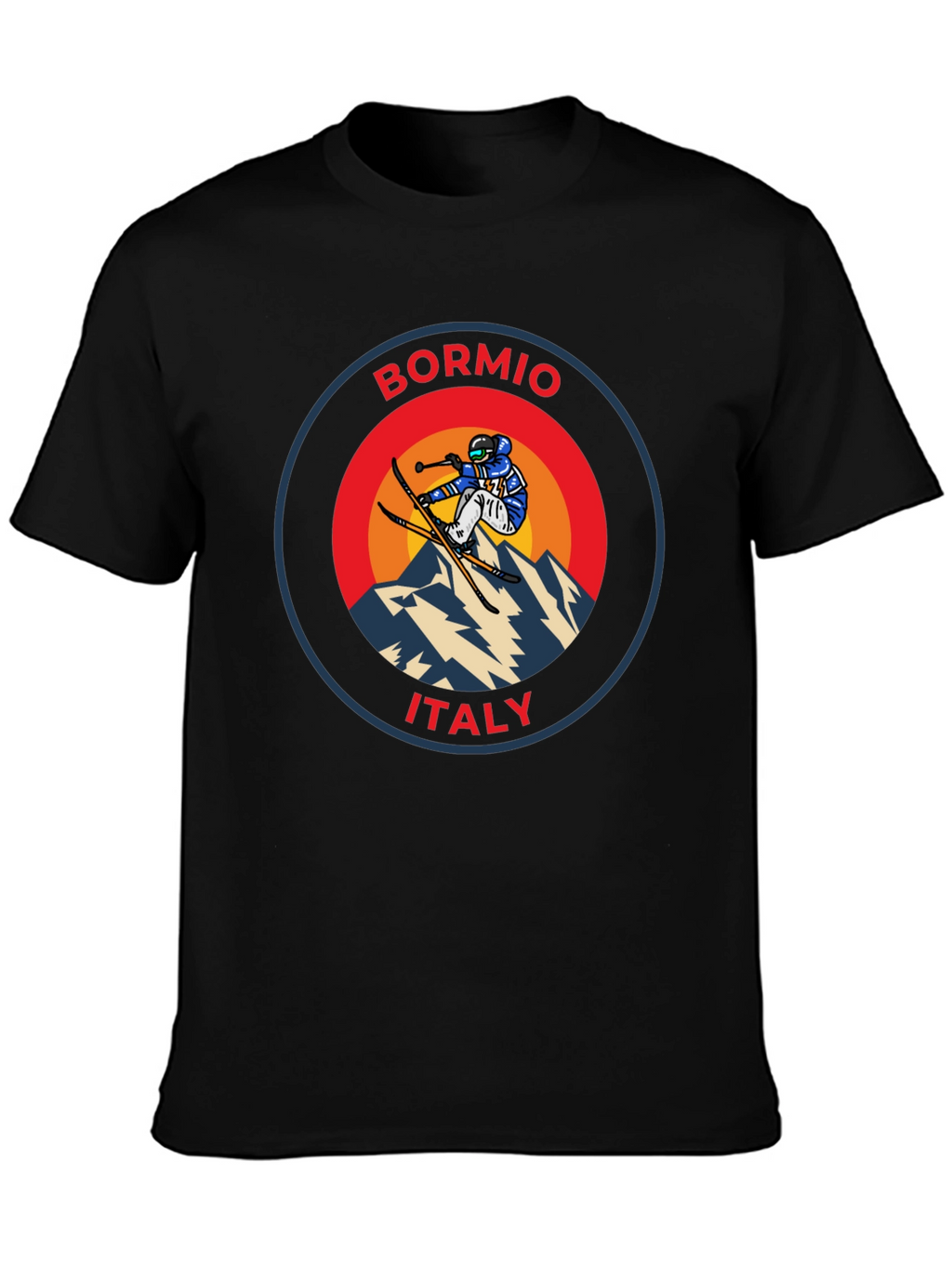 Bormio Italy Skiing T-Shirt