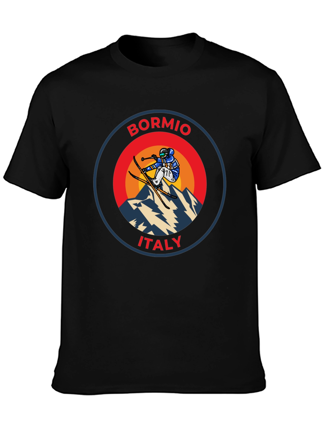 Bormio Italy Skiing T-Shirt