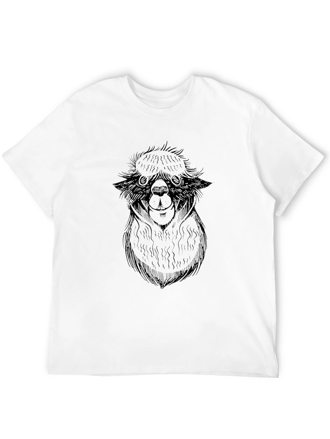Alpaca Graphic Tee - Soft Cotton Blend
