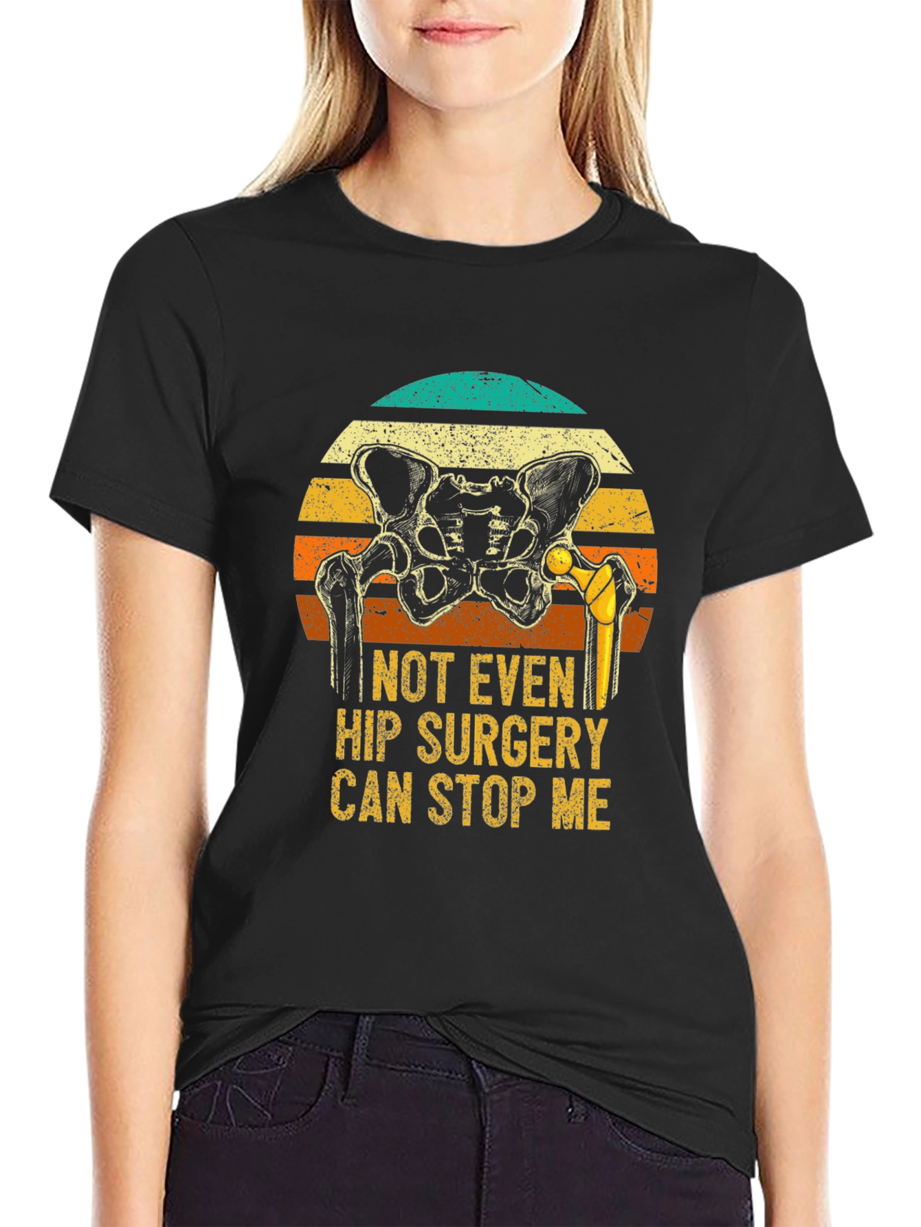 Hip Replacement Funny Graphic Tee