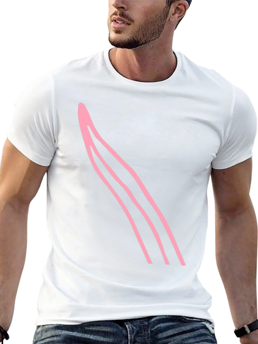 Bunny Ear Graphic Tee - Easter Fun