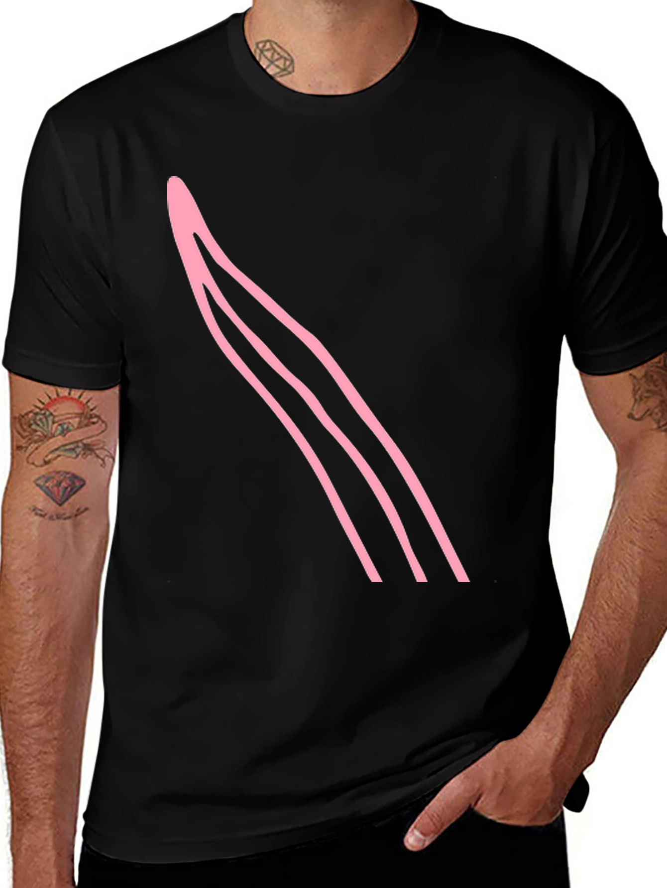 Bunny Ear Graphic Tee - Easter Fun