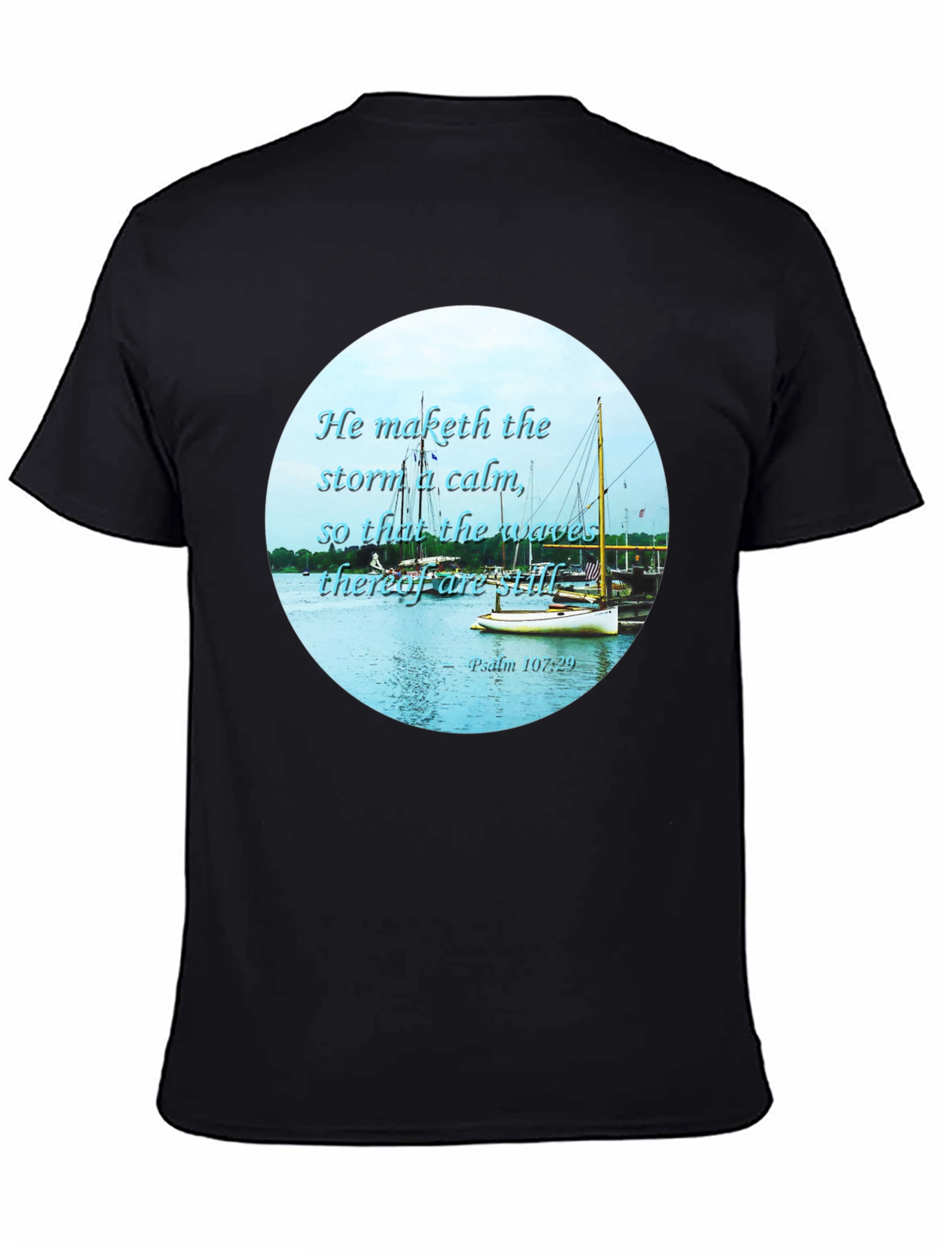 Faith-Based Graphic T-Shirt - Calm The Storm