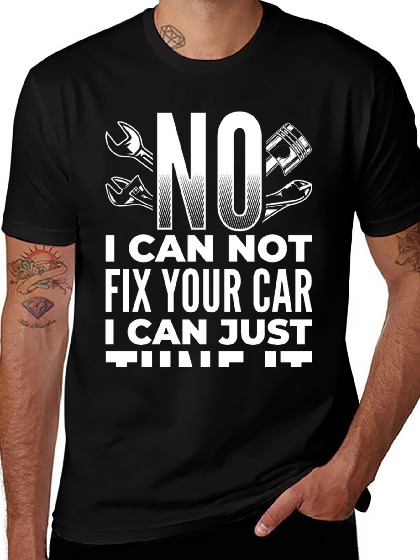 Funny Car Enthusiast I Can Tine It T-Shirt