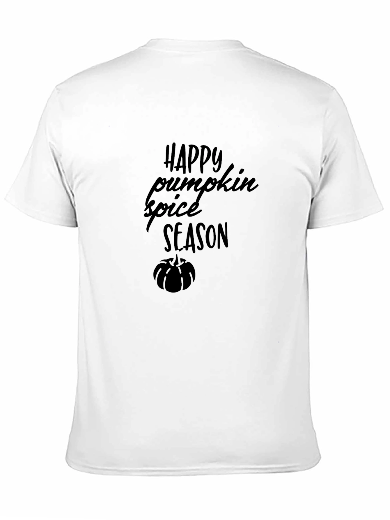 Happy Pumpkin Spice Season Black T-Shirt