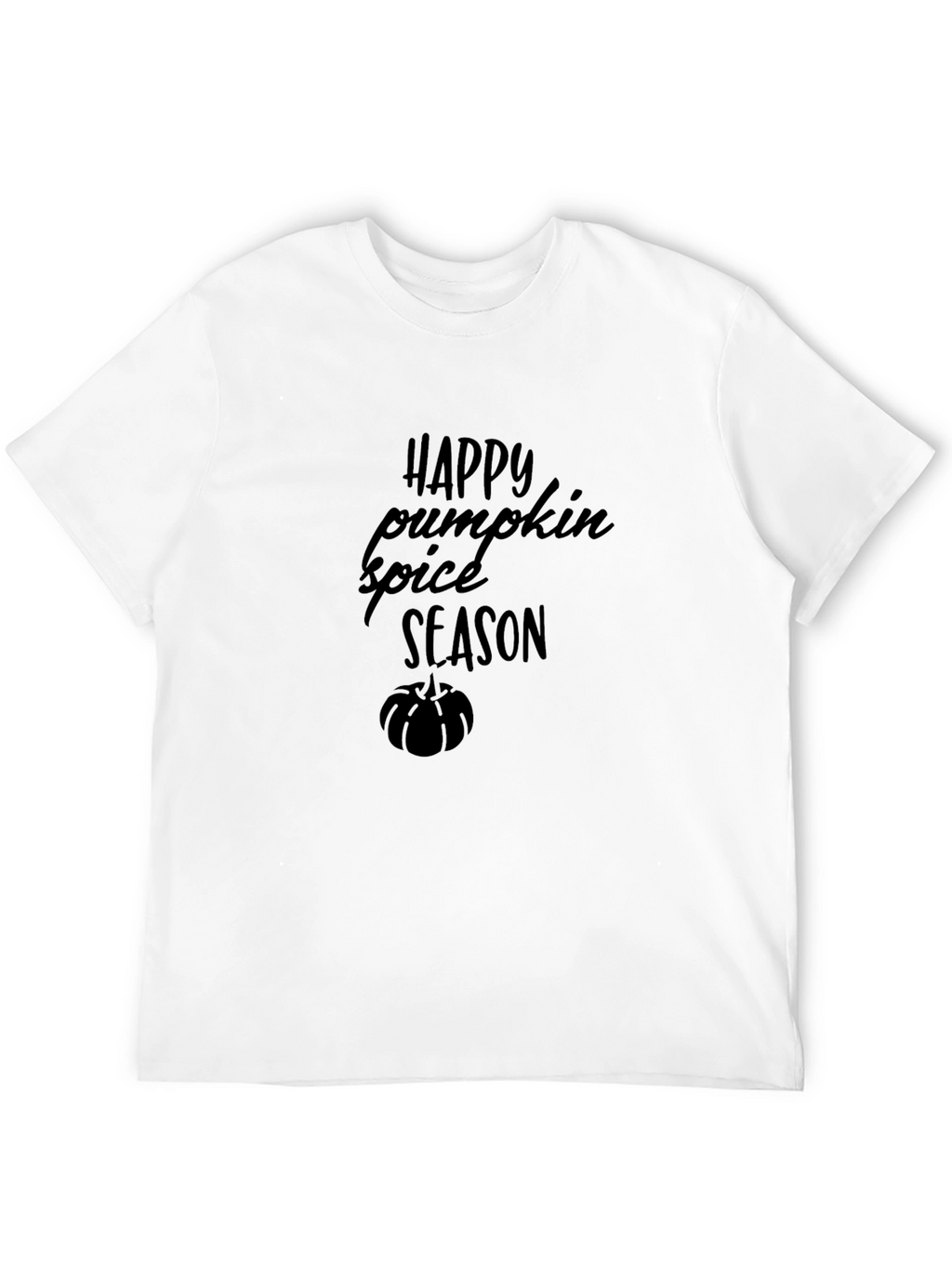 Happy Pumpkin Spice Season Black T-Shirt