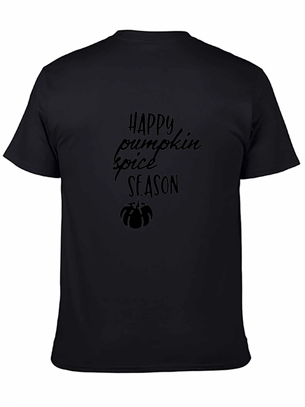 Happy Pumpkin Spice Season Black T-Shirt