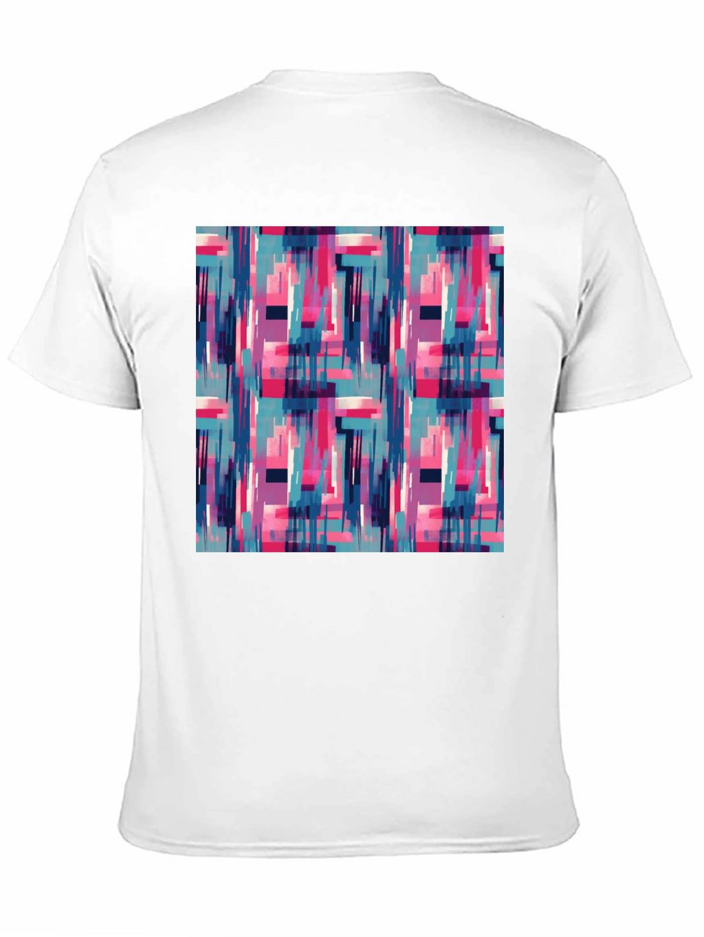 Abstract Geometric Graphic Print Mens T-Shirt