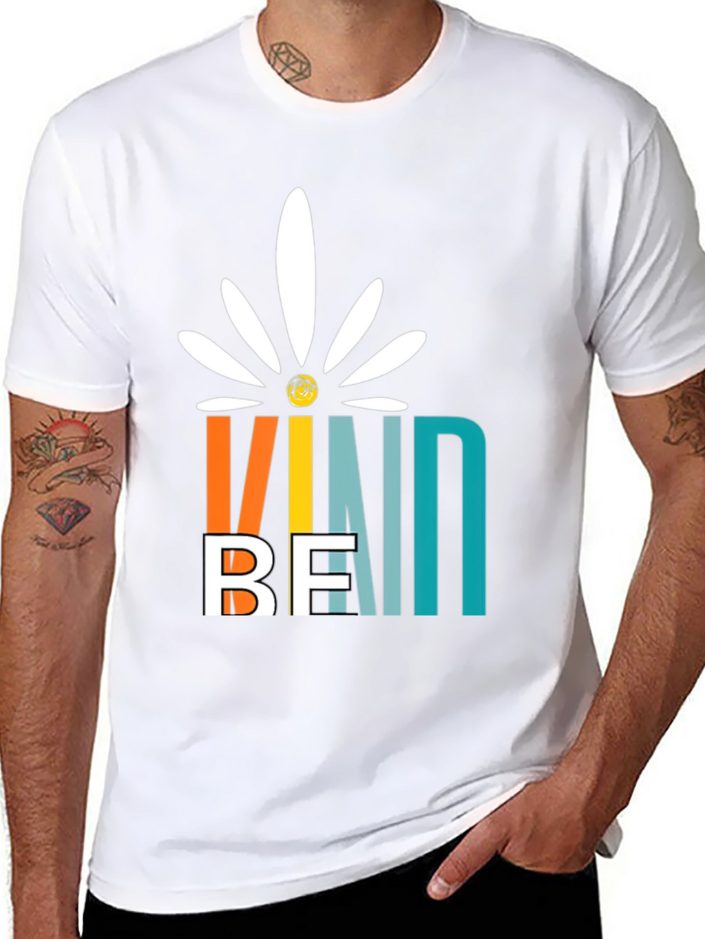 Be Kind Flower Graphic Tee