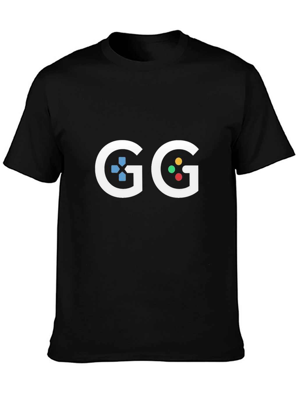 Gaming GG T-Shirt - Black Graphic Tee