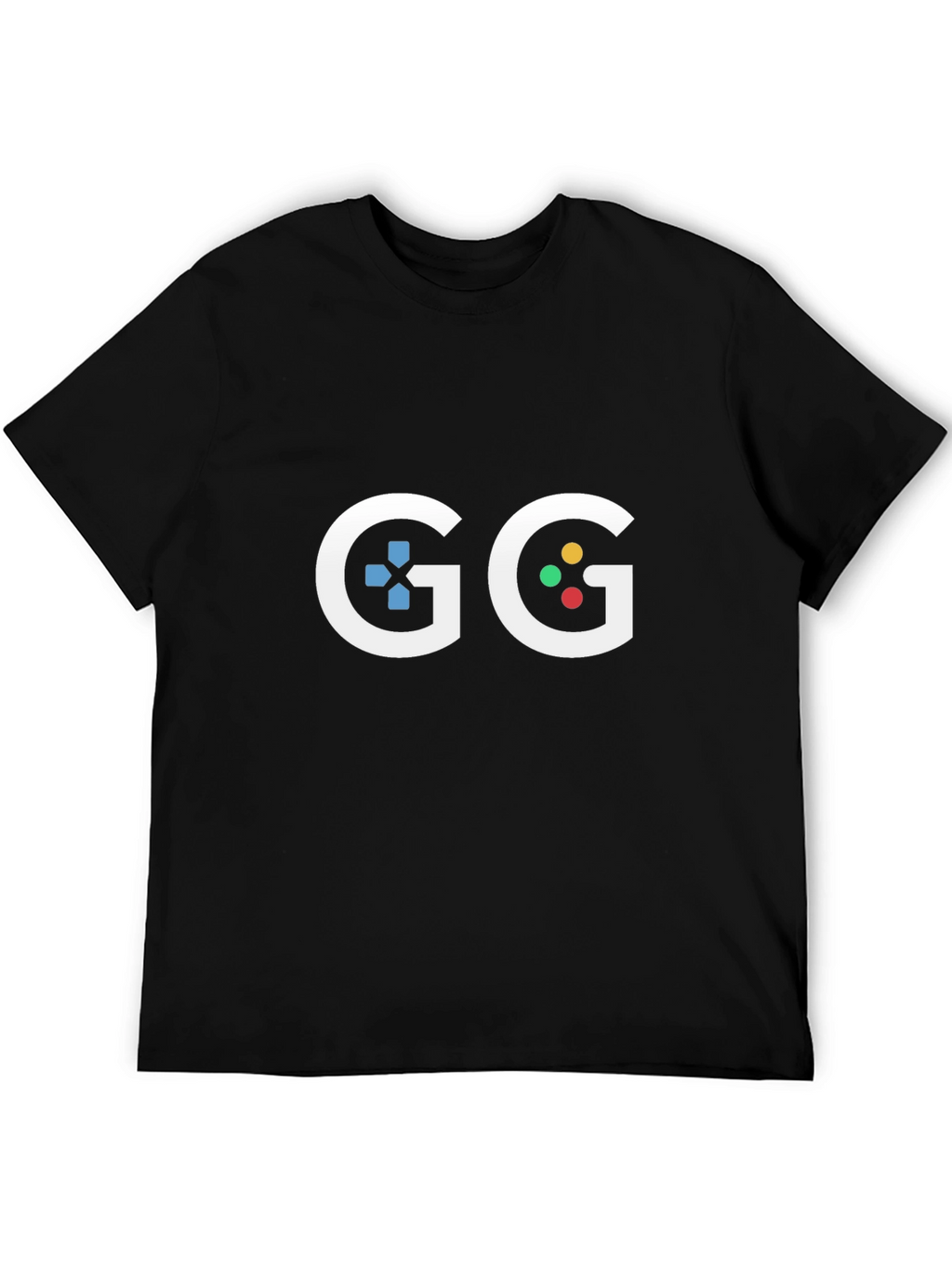 Gaming GG T-Shirt - Black Graphic Tee