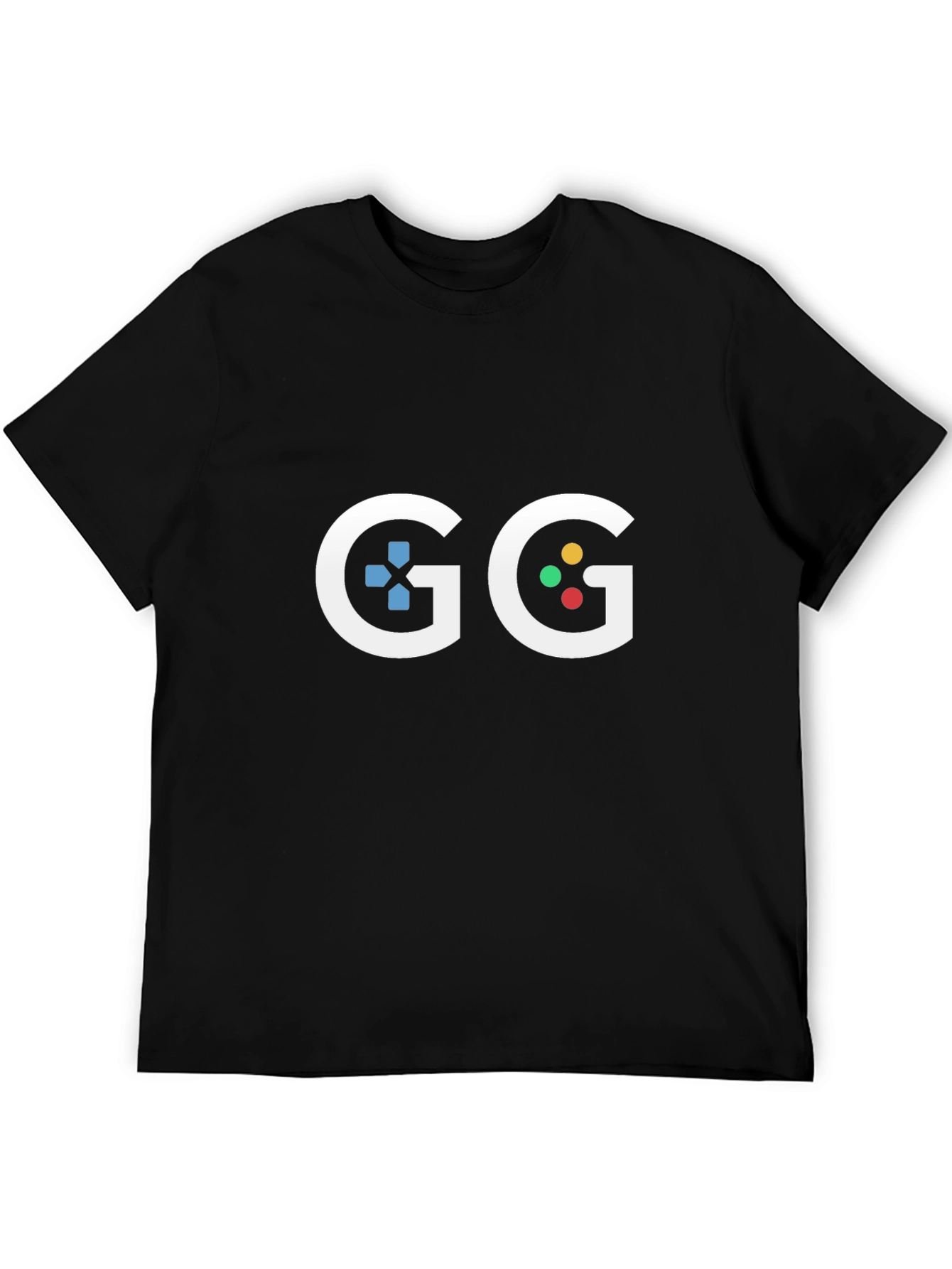 Gaming GG T-Shirt - Black Graphic Tee
