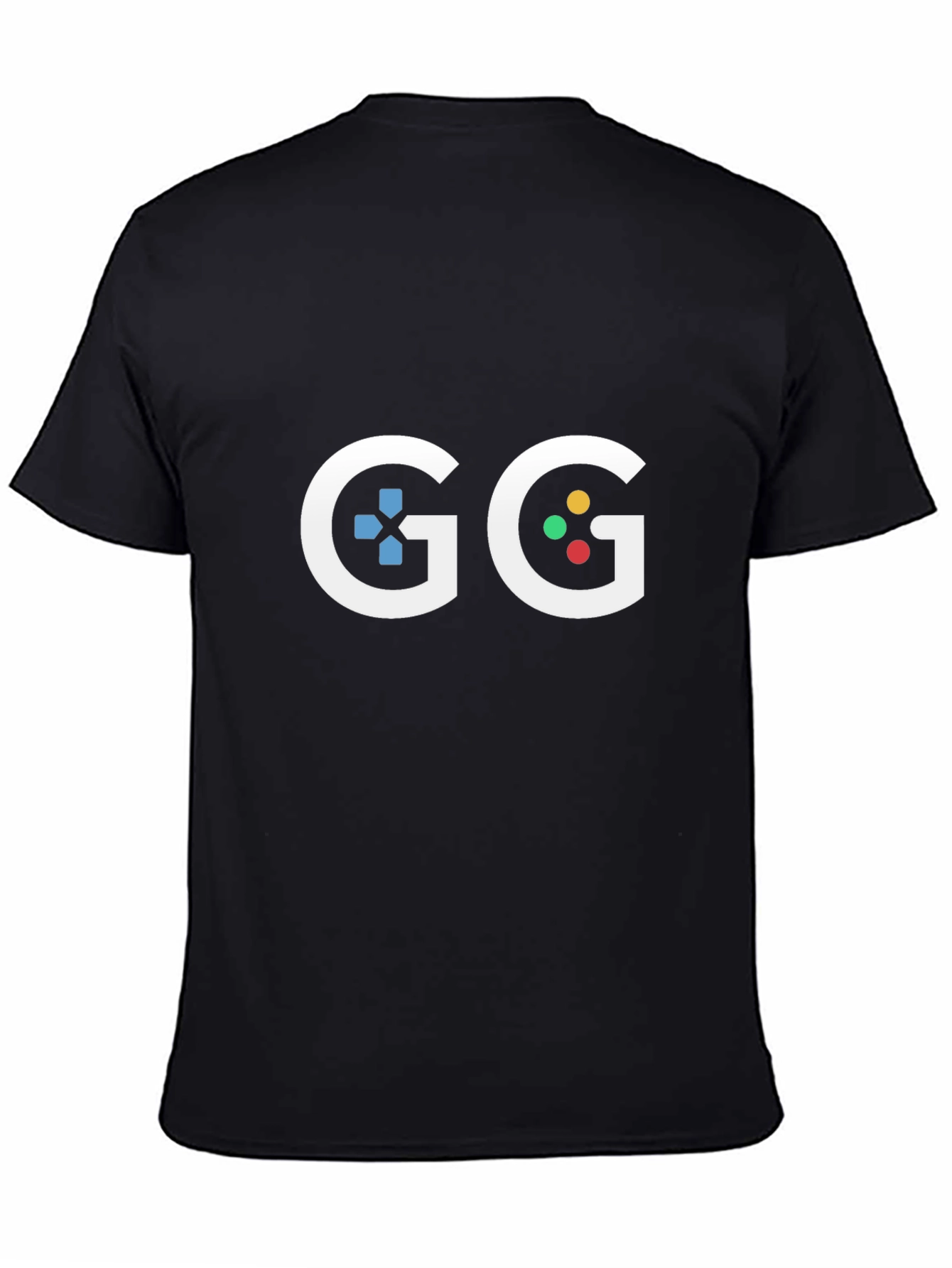 Gaming GG T-Shirt - Black Graphic Tee