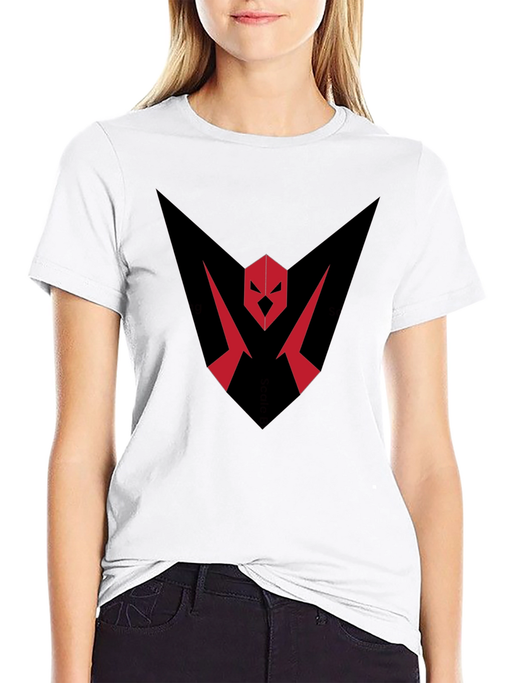 Bold Graphic Tee - Red & Black