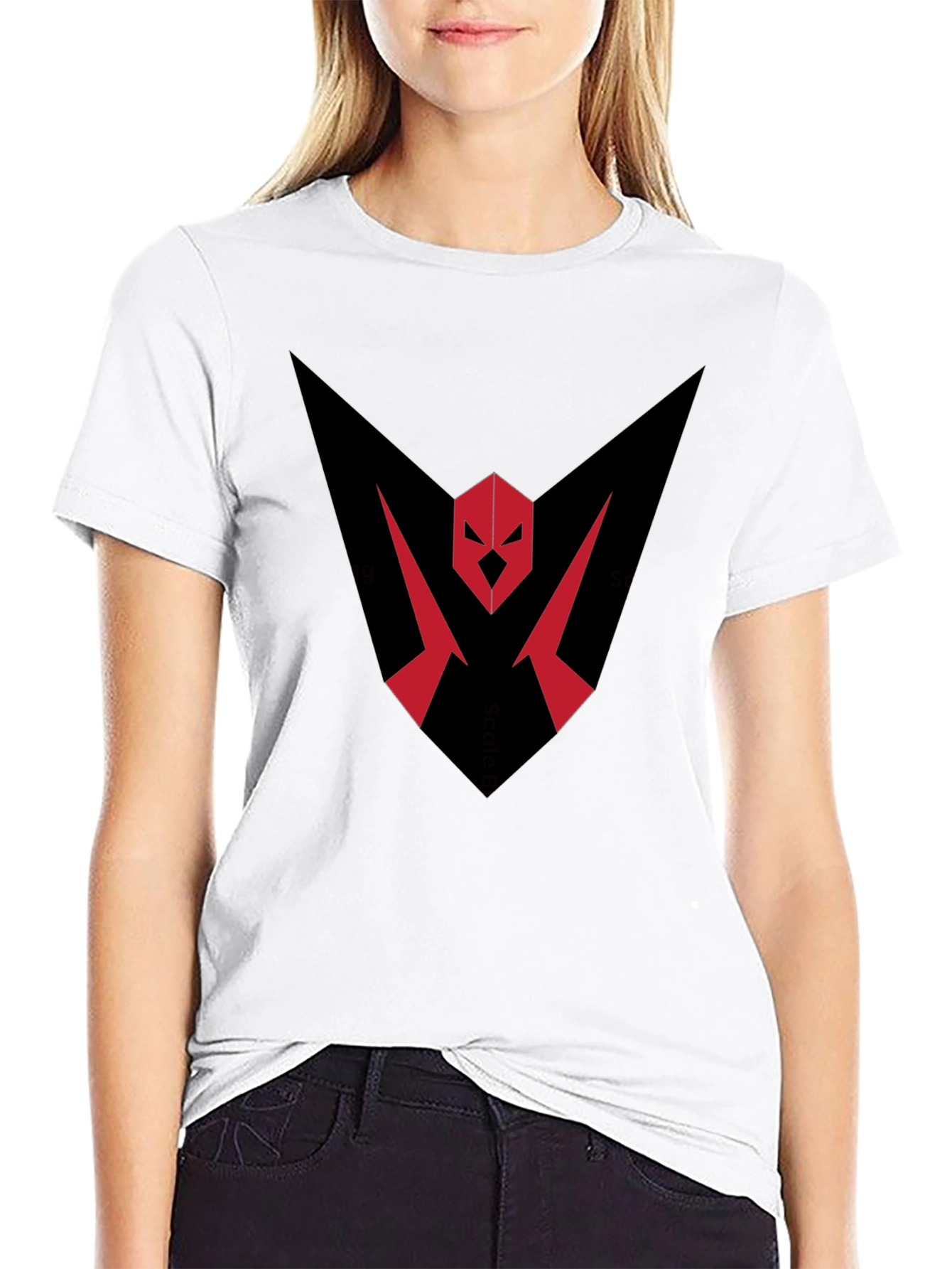 Bold Graphic Tee - Red & Black