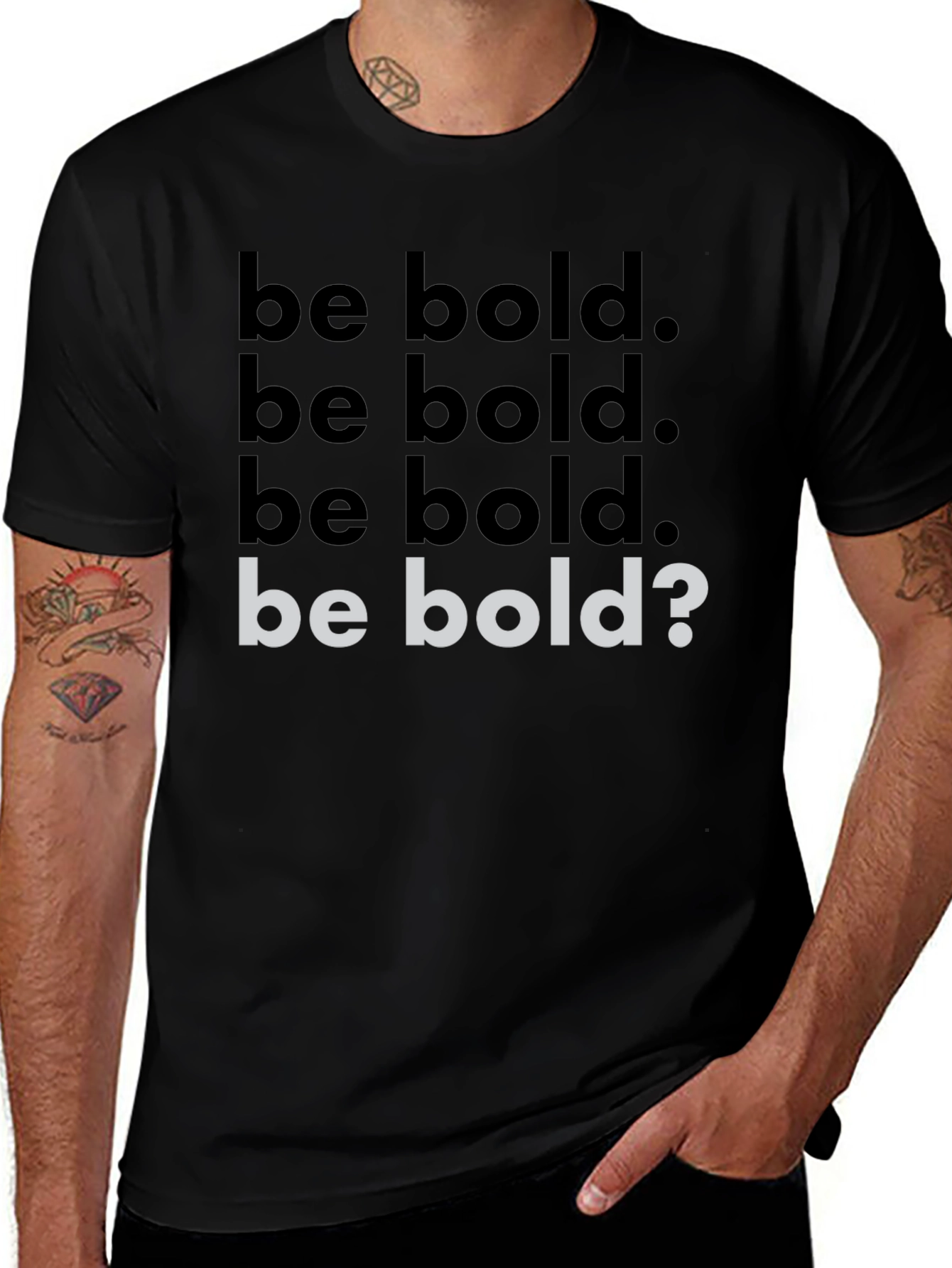 Be Bold Graphic Tee - Stylish Statement Shirt