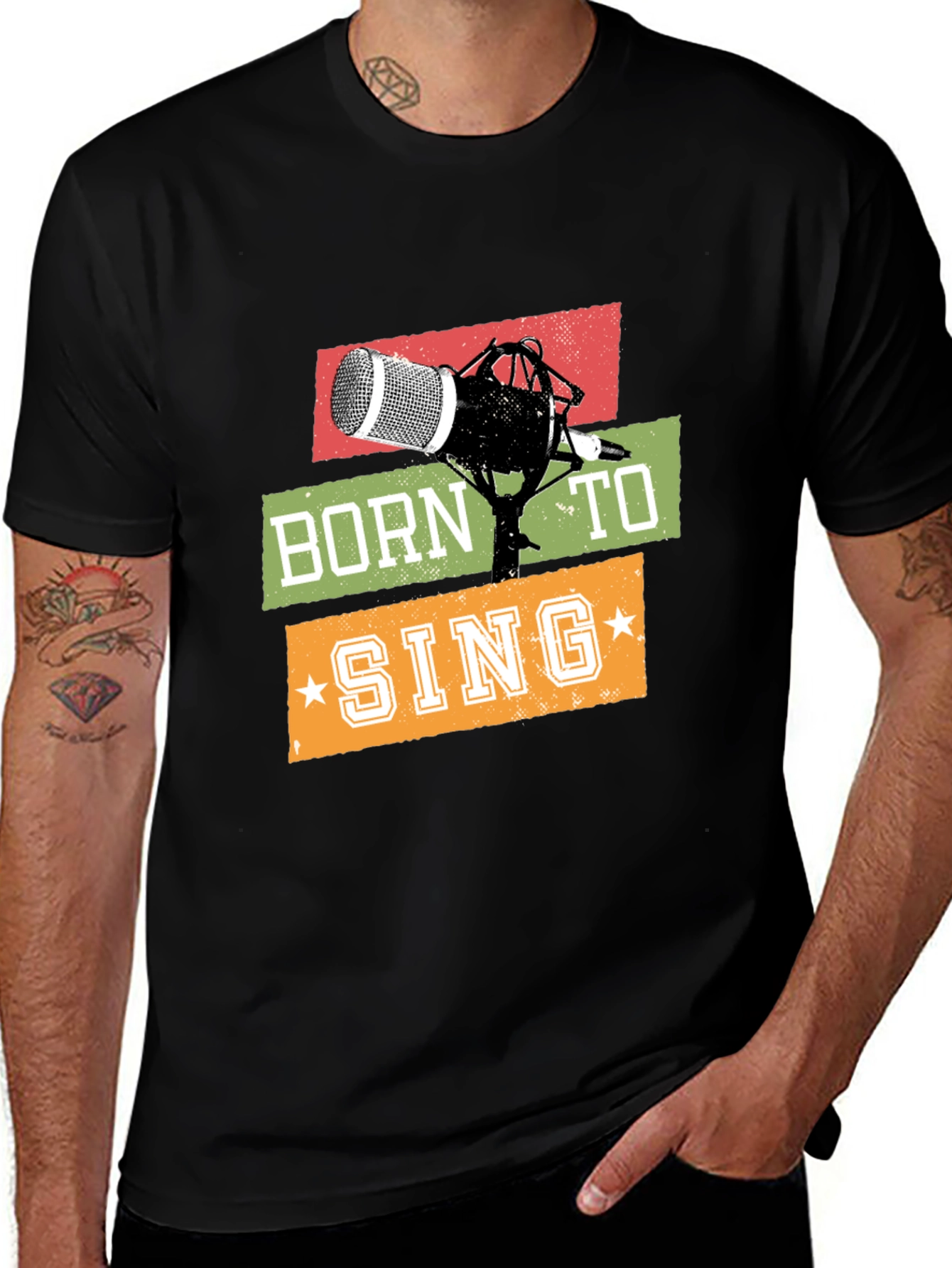 Born to Sing Graphic Tee - Stylish Music Lovers T-Shirt