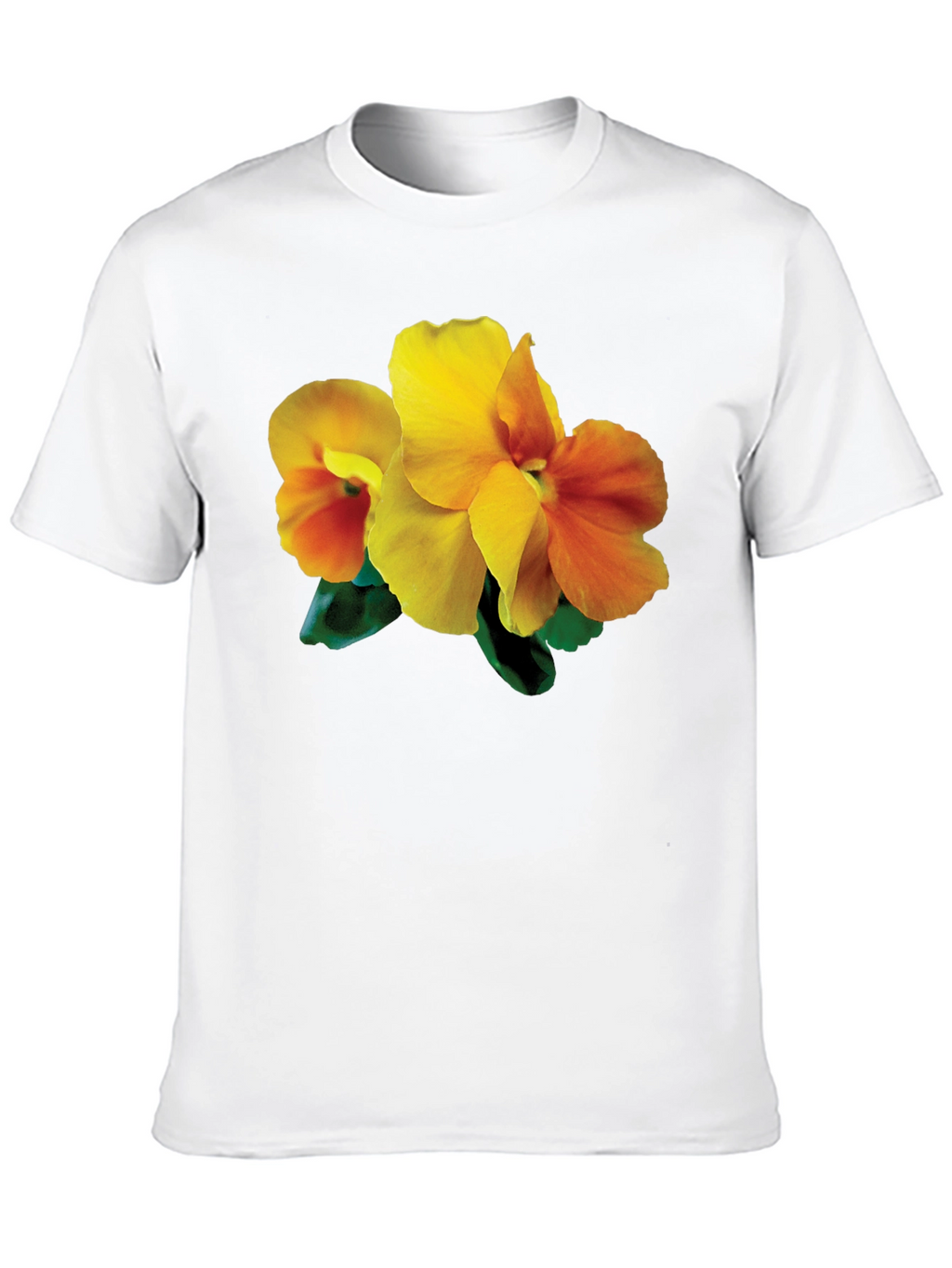 Floral Print Black T-Shirt