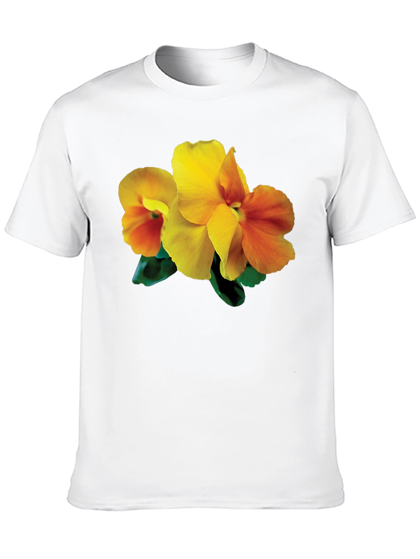 Floral Print Black T-Shirt