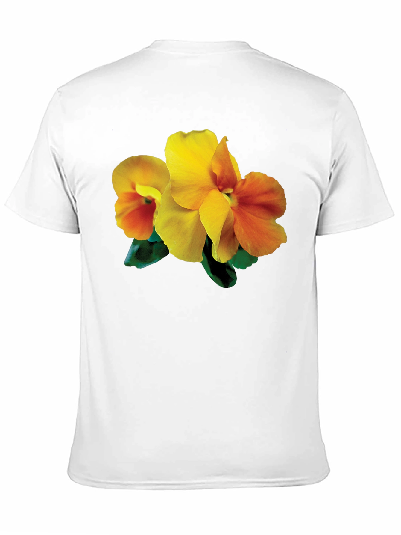 Floral Print Black T-Shirt