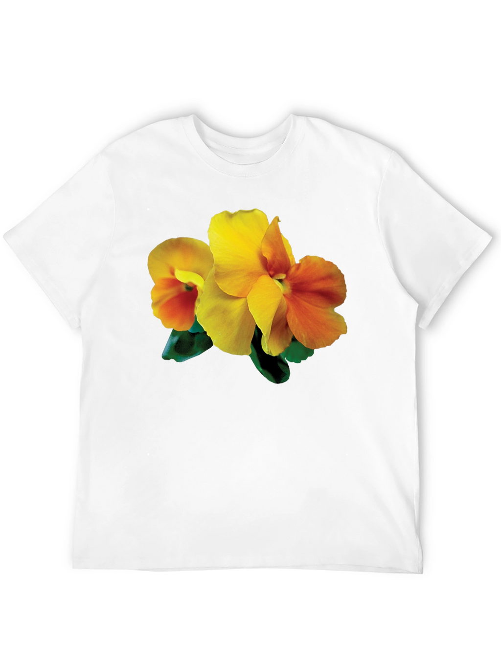 Floral Print Black T-Shirt